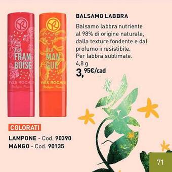 Yves Rocher Balsamo labbra oferta