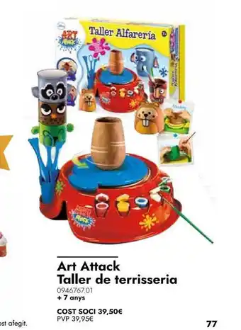 Abacus Art attack taller de terrisseria oferta