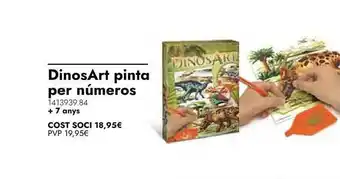 Abacus Dinosart pinta per números oferta