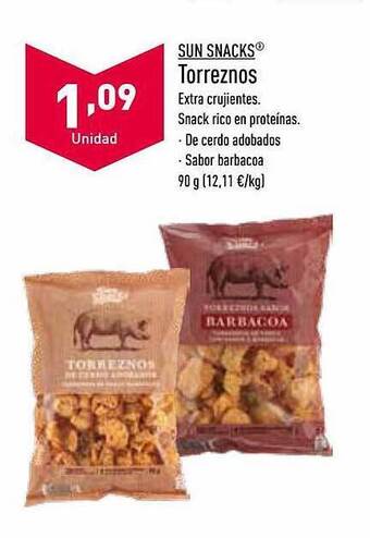 ALDI Sun snacks torreznos oferta