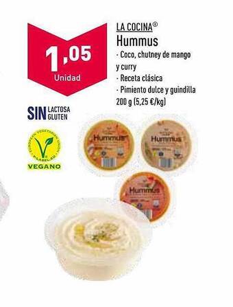 ALDI La cocina hummus oferta