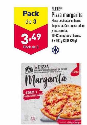 ALDI Flete pizza margarita oferta