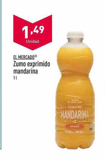 ALDI El mercado zumo exprimido mandarina oferta