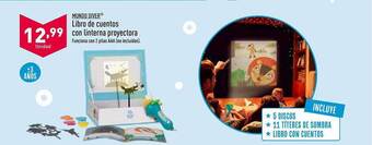 ALDI Mundo diver libro de cuentos con linterna proyectora oferta