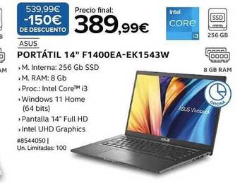 Costco Asus portátil 14 oferta