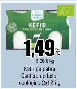 FROIZ Kéfir de cabra cantero de letur ecológico oferta