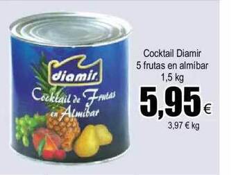 FROIZ Cocktail diamir 5 frutas en almibar oferta