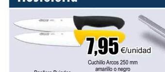 FROIZ Cuchillo arcos 250 mm amarillo o negro oferta
