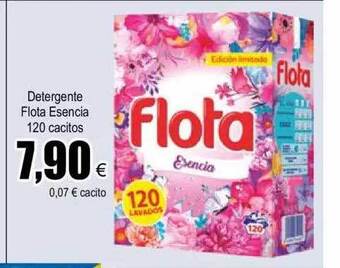 FROIZ Detergente flota esencia 120 cacitos oferta