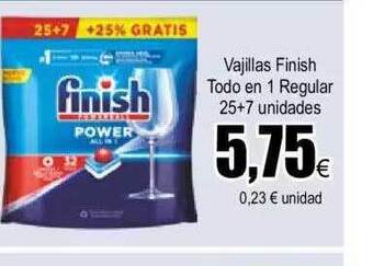 FROIZ Vajillas finish todo en 1 regular oferta
