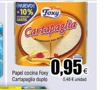 FROIZ Papel cocina foxy cartapaglia duplo oferta