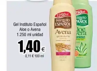 FROIZ Gel instituto español aloe o avena oferta