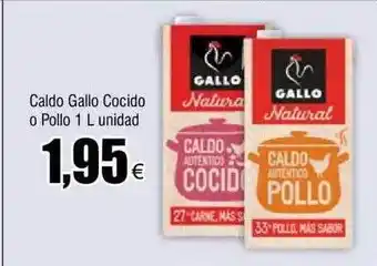 FROIZ Caldo gallo cocido o pollo oferta