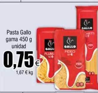 FROIZ Pasta gallo oferta