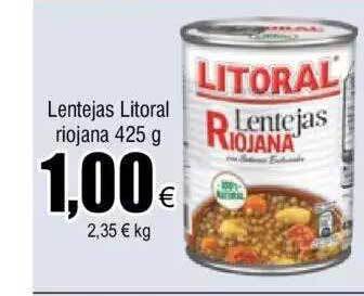FROIZ Lentejas litoral riojana oferta