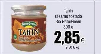 FROIZ Tahín sésamo tostado bio naturgreen oferta
