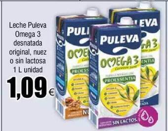 FROIZ Leche puleva omega 3 desnatada original nuez o sin lactosa oferta