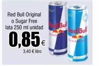 FROIZ Red bull original o sugar free oferta