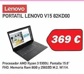 Microsshop Portátil lenovo v15 82kd00 oferta