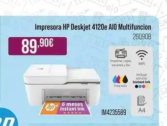 MR Micro Impressora hp deskjet 4120e aio multifuncion oferta