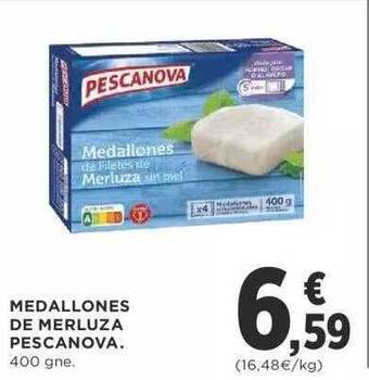 Supercor Medallones de merluza pescanova oferta