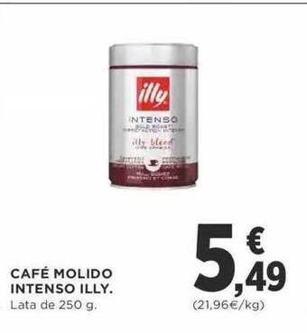 Supercor Café molido intenso illy oferta