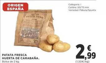 Supercor Patata fresca huerta de carabaña oferta