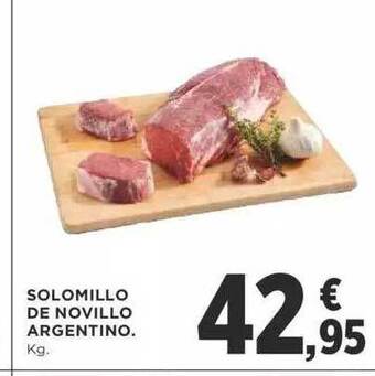 Supercor Solomillo de novillo argentino oferta