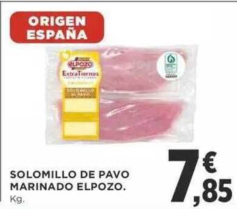 Supercor Solomillo de pavo marinado elpozo oferta