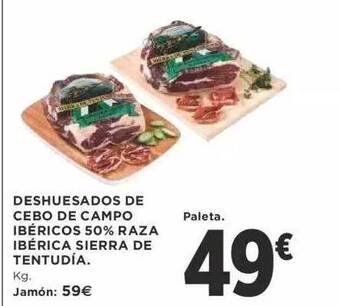 Supercor Deshuesados de cebo de campo ibéricos 50% raza ibérica sierra de tentudia oferta