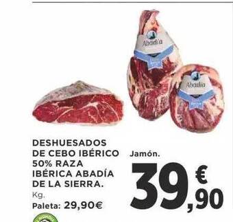 Supercor Deshuesados de cebo ibérico 50% raza ibérica abadia de la sierra oferta