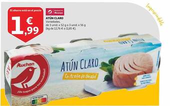 Alcampo Atún claro oferta