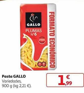Alcampo Pasta gallo oferta