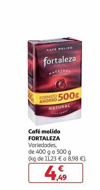 Alcampo Café molido fortaleza oferta
