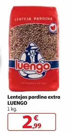 Alcampo Lentejas pardina extra luengo oferta