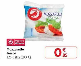 Alcampo Mozzarella fresca oferta