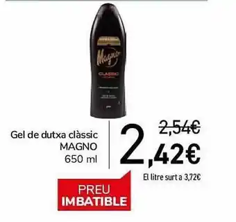 Andorra 2000 Gel de dutxa clàssic magno oferta