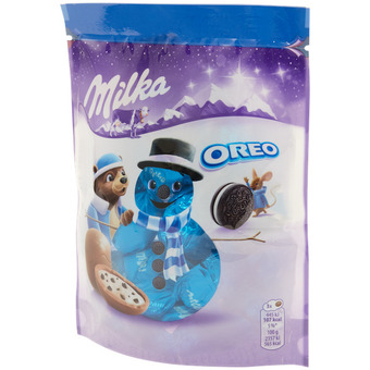 Action Bombones de navidad milka oreo oferta