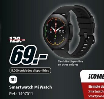 MediaMarkt Smartwatch Mi Watch oferta