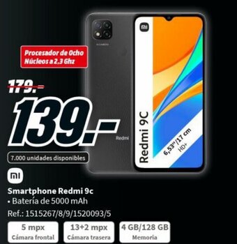 MediaMarkt Smartphone Redmi 9C oferta