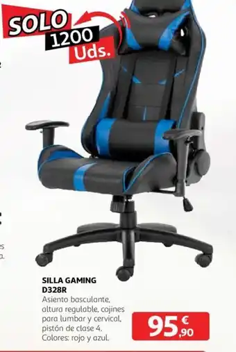 Alcampo Silla Gaming D32BR oferta