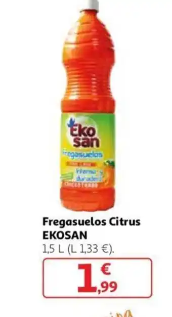 Alcampo Fregasuelos Citrus Ekosan oferta