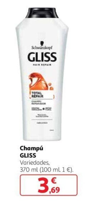 Alcampo Champu Gliss oferta