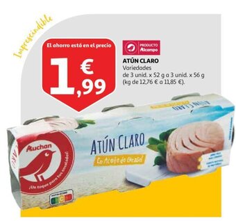 Alcampo Atun Claro oferta