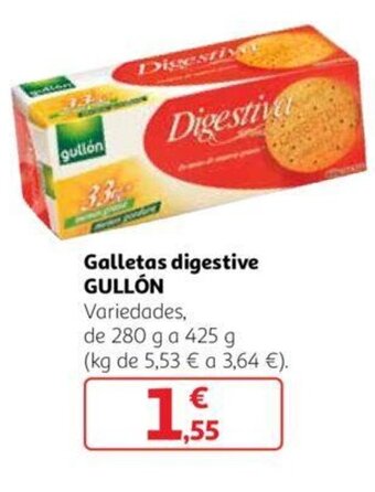 Alcampo Galletas Digestive Gullon oferta