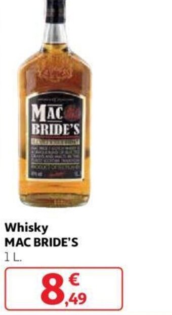 Alcampo Whisky Mac Bride's oferta