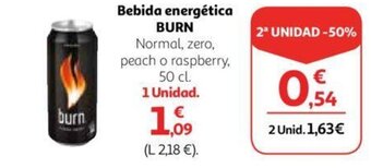 Alcampo Bebida Energetica Burn oferta