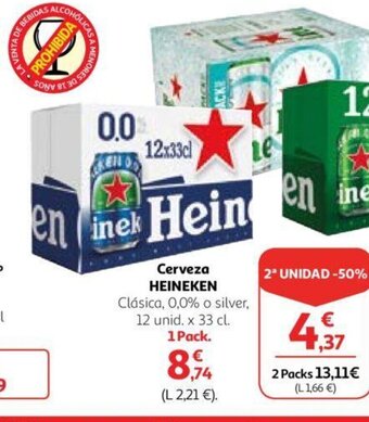 Alcampo Cerveza Heineken oferta