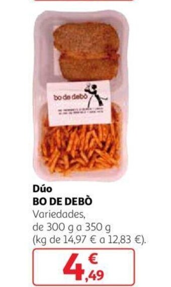Alcampo Duo Bo De Debo oferta