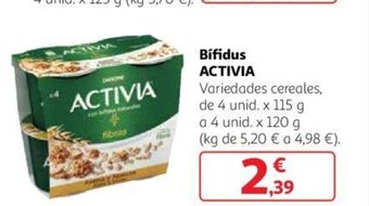 Alcampo Bifidus Activia oferta